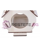 Дървена къщичка за птици и гнездо за сглобяване направи си сам